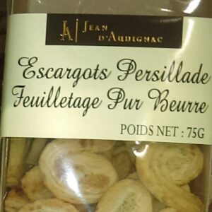 Escargots Persillade Feuilletage Pur beurre Jean D'audignac 75 grs