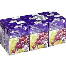 Jus De Raisin Carrefour 6x 20 Cl