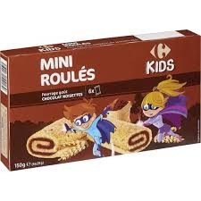 Mini Roulés Choco Kid Carrefour 150 Grs