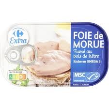 Foie De Morue Extra Carrefour 121 Gr