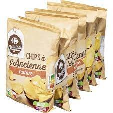 Chips a L'ancienne Nature Carrefour 6x 30 Grs