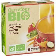 Velouté De Légumes Saveur Du Sud Bio Carrefour 2x30 Cl