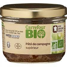 Paté Campagne Bio Supérieur Carrefour 180 Grs