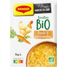 Soupe Bouillon De Poule Vermicelles Bio Maggi 65 Grs