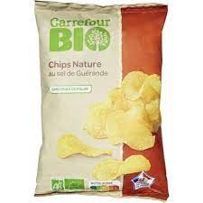 Chips Lisse Bio Carrefour 125 Grs