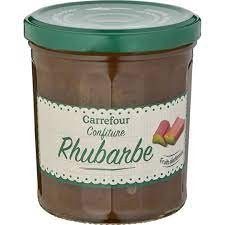 Confiture De Rhubarbe Carrefour 370 Grs