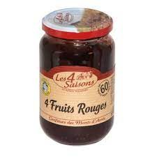Confiture Fruits Rouges Les 4 Saisons 400 Grs