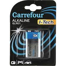Pile 9V Carrefour x1