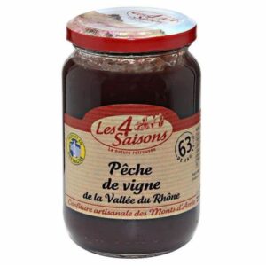 Confiture Pêche De Vigne Les saisons 400 Grs