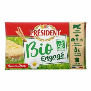 Beurre Doux Bio Président 250 Grs